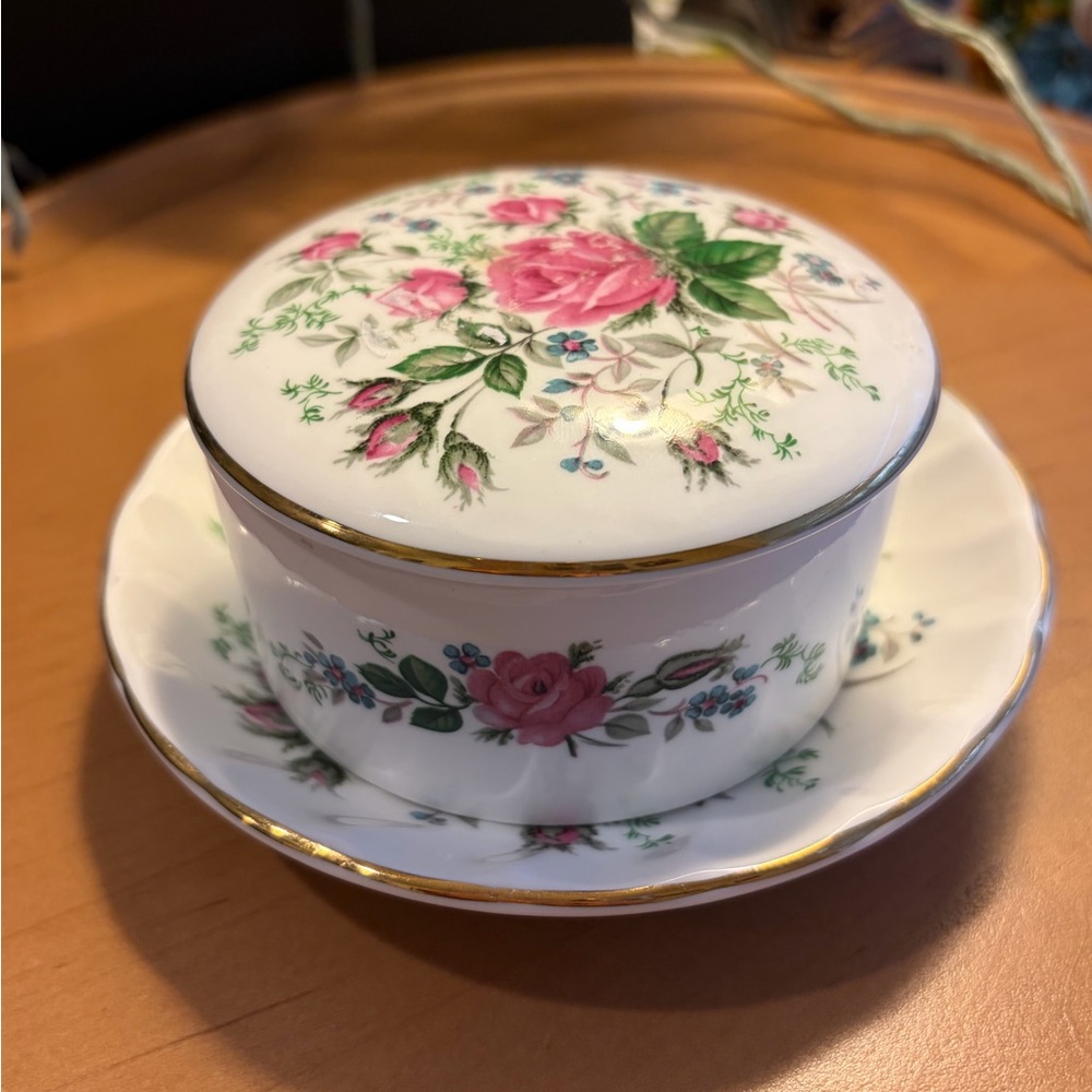 Stafford Royal China Set - trinket dish and small tray